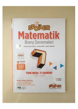 Spoiler 7.Sınıf Matematik 17 Deneme