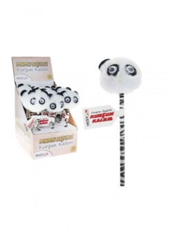 Misyon Ponpon Başlıklı Panda Kurşun Kalem Msy-088A