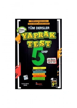 5.Sınıf Tüm Dersler Yaprak Test Seans
