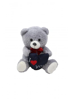 Peluş 30 Cm  I Love You Kalpli Ayıcık