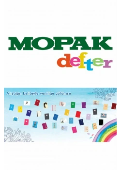 Mopak Defter-İm Serisi  Plastik Kapak 60 Yp Kareli A5 Defter