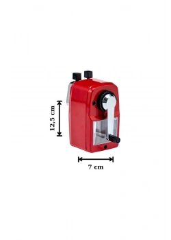 Mas Büyük Boy Kollu Masa Kalemtraş Kırmızı 6732