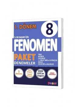 Fenomen 8.Sınıf 1.Dönem Fenomen Paket Denemeler