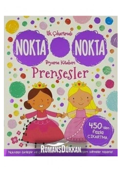 İlk Çıkartmalı Nokta Boyama Prensesler  D Egm