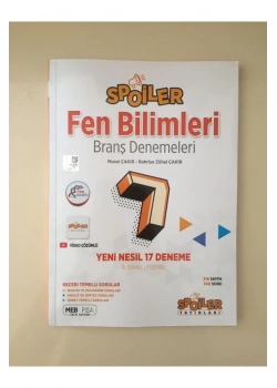 Spoiler 7.Sınıf Fen Bilimleri 17 Deneme