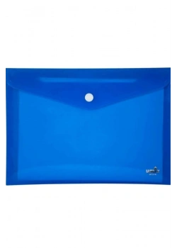 Umıx Çıtçıtlı Seffaf Zarf Dosya Neon Mavi U1121N-Ma