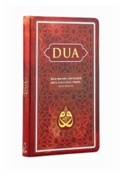 Dua Kitabı Orta Boy Arapça Türkçe Bordo Renk  Server Yayın