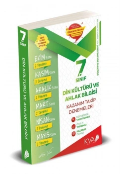 7.Sınıf Din Kültürü Kazanım Takip Denemeleri Koray Varol Akademi