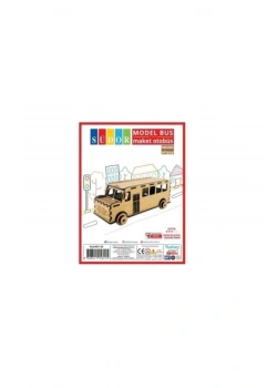 Südor Ahşap Maket Otobüs Md1-03
