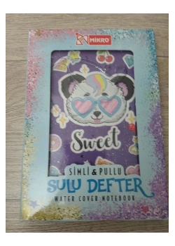 Mikro Nt-260 Renkli Kapak Simli Pullu Sulu Defter