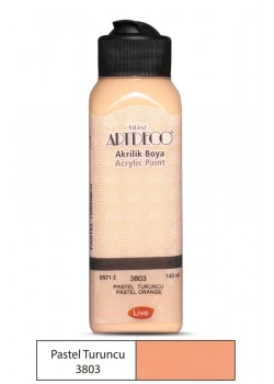 Lisans Artdeco Akrilik Boya 140 Ml Pastel Turuncu Lv-Y-070R-3803