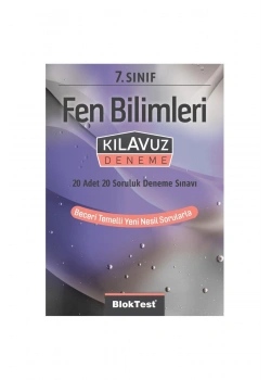 Bloktest 7.Sınıf Fen Bilimleri 20  Kılavuz Deneme