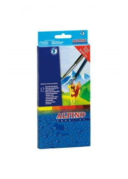 Alpino  Aqualıne  Kuru Boya Fırçalı 12 Renk Tam Boy   Al 130
