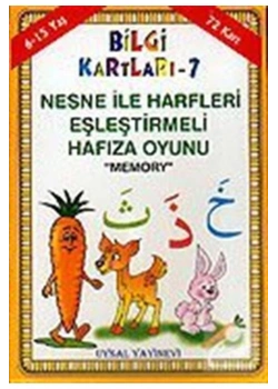 Bilgi Kartları Nesne İle Harfleri Eşleştirme Hafıza Oyunu  Uysal Yayınevi