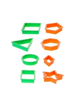 Bu-Bu Hamur Kalıbı Geometrik Şekiller 8 Prç Hk0001