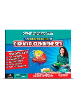 Dikkati Güçlendirme Seti 6. Sınıf 3 Kitap Adeda