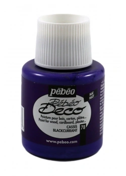 Pebeo 205- 78 110Ml Deco Mat Ahşap Boyası Frenk Üzümü