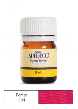 Lisans Artdeco Kumaş Boyası 25Ml. Pink Pembe Lv-Y-010A-104