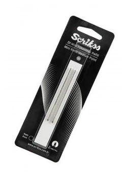 Scrikss D1 Tükenmezkalem Refil Medium Kısa 2Li Biliste Siyah