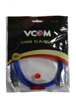 *Kampanya* Vcom Usb Uzatma Kablosu Mavi 1,8 Metre