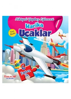 Harika Uçaklar Hikayeli Yapboz  Yumurcak