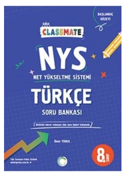Okyanus 8.Sınıf Türkçe Soru Bankası Classmate Net Yükseltme Sistemi