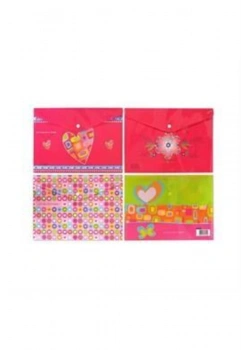 Noki Baskılı Çıtçıtlı Evrak Zarfı Kız 180 Mic Kod:3105 K