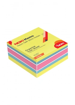 Noki Memo 75X75 Neon Havai Küp Bloknot