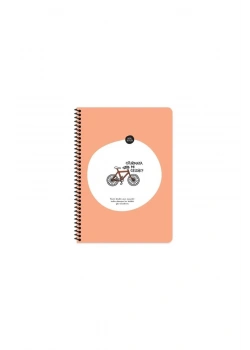 Keskin Color Hisli Şeyler A4 80Yp.Kareli Spiralli Stickerli Defter - Oturmaya Mı Geldik?