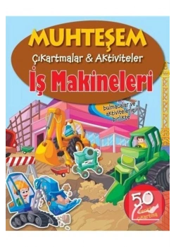 Muhteşem Çikartmalar Aktiviteler Iş Makineleri Parıltı