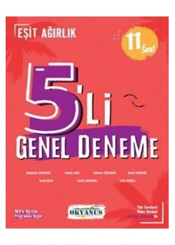 11.Sınıf Eşit Ağırlık 5 Deneme Okyanus