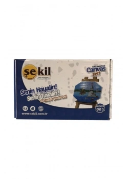 Şekil Kil Taş Tuval Set