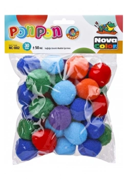 Nova Color Ponpon 30 Mm (50 Li) Nc-882