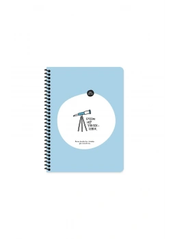 Keskin Color Hisli Şeyler 16.5 * 22,5  80Yp.Çizgili Spiralli Stickerli Defter - Gözüm Yüks