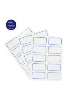 Rubenis 3 Lü Okul Etiketi Erkek  Mavi