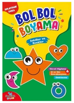 Bol Bol Boyama Şekiller Renkler Sancak Çocuk