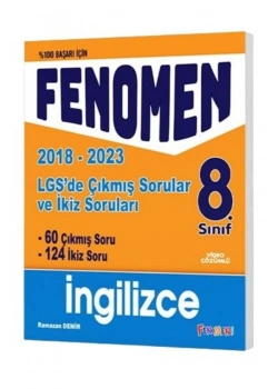 Fenomen 8.Sınıf İngilizce 2018-2024 Lgs Çıkmış Sorular
