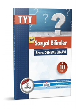 Özdebir Tyt Sosyal Bilimler 10 Branş Deneme Seti