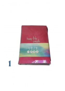 Liz Defter Velur Desen Fermuarlı Velfrd