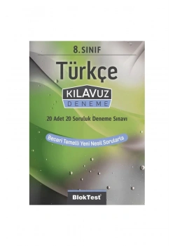 Bloktest 8.Sınıf Türkçe 20 Kılavuz Deneme