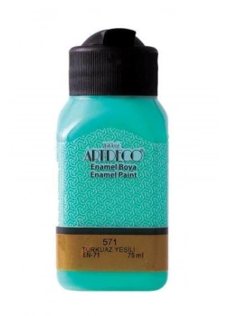 Lisans Artdeco Enamel Cam Boyası 75 Ml Turkuaz Yeşil Lv-Y-130I-571