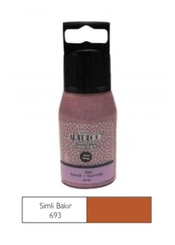 Lisans Artdeco Simli Boyutlu Boya 60Ml. Bakır  Lv-Y-041C-693