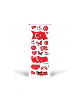 Viva Puti Shıne Sticker Türk Bayrağı 09988