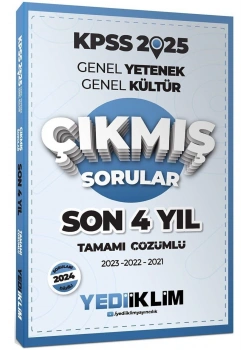 2025 Kpss Gy Gk Son 4 Yıl Çıkmış Çözümlü Sorular Yediiklim