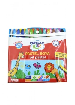 Pensan Kidz Çantali Pastel Boya 24 Renk pe98121pb24rç