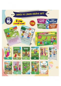 Deniz Ve Limon 1.Sınıflara Hikaye Seti 10 Kitap Orka Çocuk