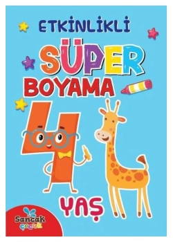 Etkinlikli Süper Boyama 4+Yaş Mikrokitap