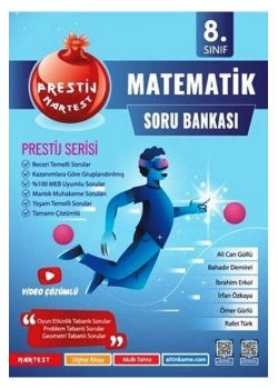 Nartest 8.Sınıf Matematik Soru Bankası Prestij Serisi