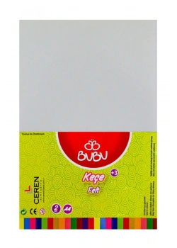 Bu-Bu 20X30 Keçe Beyaz 2 Mm  Kod:Bubu-Ke0015