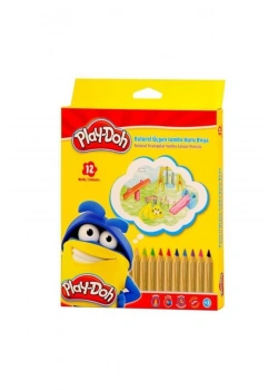 Play-Doh Naturel Jumbo Kuru Boya 12 Renk Ku009